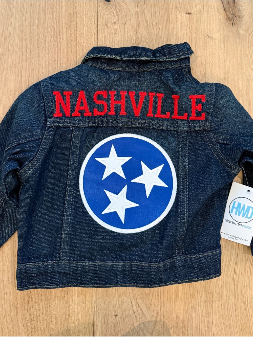 NWT Holly Walters Designs Nashville Denim Jacket 18–24M